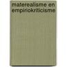 Materealisme en empiriokriticisme by Lenin