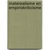 Materealisme en empiriokriticisme door Lenin