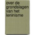 Over de grondslagen van het leninisme