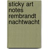 Sticky Art Notes Rembrandt Nachtwacht door Onbekend