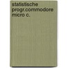 Statistische progr.commodore micro c. door Raatgever