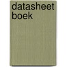 Datasheet boek by Unknown