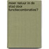 Meer natuur in de stad door functiecombinaties?