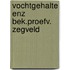 Vochtgehalte enz bek.proefv. zegveld