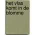 Het vlas komt in de blomme