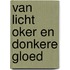 van licht oker en donkere gloed