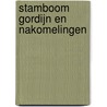 Stamboom Gordijn en nakomelingen by J. Gordijn