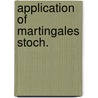 Application of martingales stoch. door Maarseveen