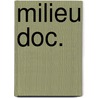 Milieu doc. by Werf
