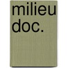 Milieu doc. door Werf