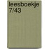Leesboekje 7/43