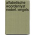 Alfabetische woordenlyst nederl.-engels