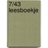 7/43 Leesboekje