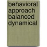 Behavioral approach balanced dynamical by Weiland