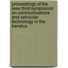 Proceedings of the IEEE Third symposium on communications and vehicular technology in the Benelux by Unknown