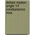 Defect motion origin 1/f conductance nois