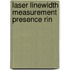 Laser linewidth measurement presence rin