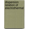 Dispersion relation of electrothermal door Massee