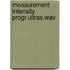 Measurement intensity progr.ultras.wav