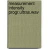 Measurement intensity progr.ultras.wav door Stapper