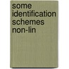 Some identification schemes non-lin door Westenberg