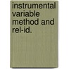 Instrumental variable method and rel-id. door Smets