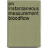 On instantaneous measurement bloodflow