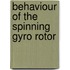 Behaviour of the spinning gyro rotor