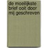 De moeilijkste brief ooit door mij geschreven