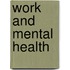 Work and mental health