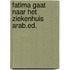 Fatima gaat naar het ziekenhuis arab.ed.