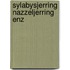 Sylabysjerring nazzeljerring enz