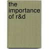 The importance of R&D door P.A. Mohnen