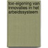 Toe-eigening van innovaties in het arbeidssysteem