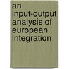 An input-output analysis of European integration door A.R. Hoen