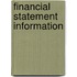 Financial statement information