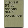 Integraal 5/6 ab analyse deel 2 oplossingen by Apers