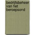 Bedrijfsbeheer van het beroepsond