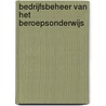 Bedrijfsbeheer van het beroepsonderwijs door De Troyer