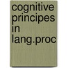 Cognitive principes in lang.proc by Flores Arcais