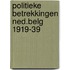 Politieke betrekkingen ned.belg 1919-39