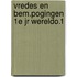 Vredes en bem.pogingen 1e jr wereldo.1