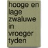 Hooge en lage zwaluwe in vroeger tyden
