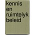 Kennis en ruimtelyk beleid