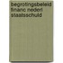 Begrotingsbeleid financ nederl staatsschuld