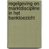 Regelgeving en marktdiscipline in het banktoezicht