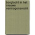 Borgtocht in het nieuwe vermogensrecht
