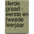 Derde graad - eerste en tweede leerjaar