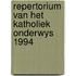 Repertorium van het katholiek onderwys 1994
