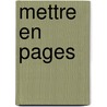 Mettre en pages by F. Sass